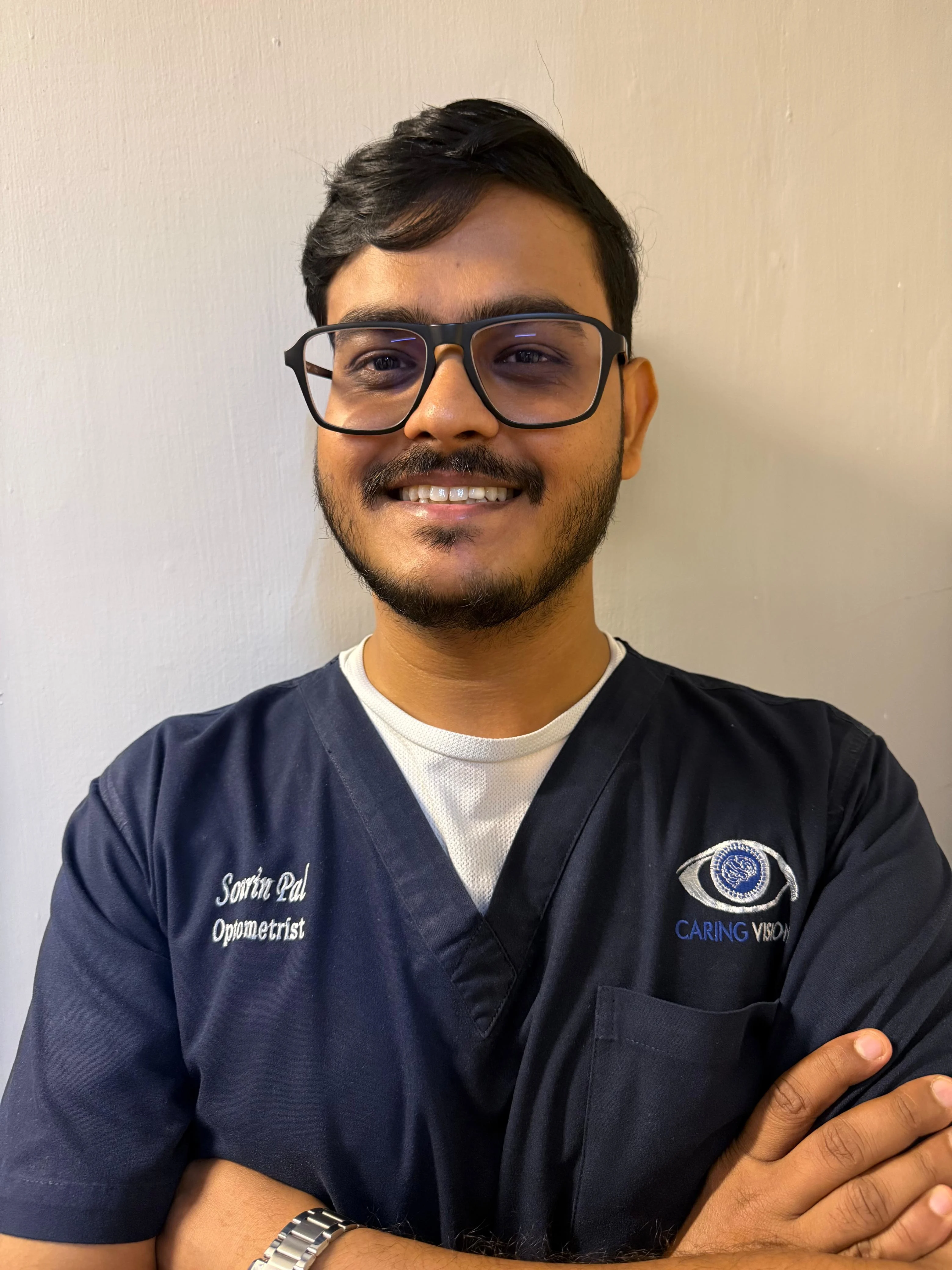 Optometrist Sourin Pal at Caring Vision Therapy